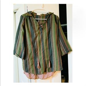 Otti Woman’s Mixed Fabric Shirt - Small
